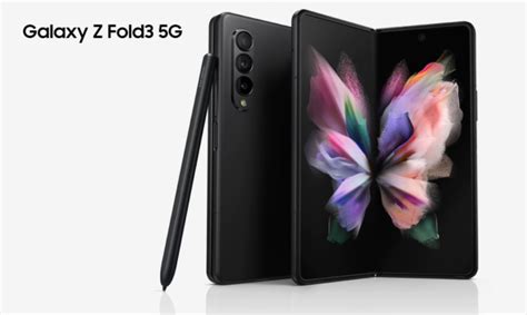Galaxy Z Fold 3 has two physical SIM slots and an .